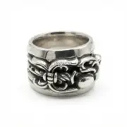 【現貨】【2026新年福利免運】Chrome Hearts 桃心寶劍匕首 白銅/純銀 戒指 克羅心：圖片 5