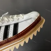 【預售】CLOT x AD originals Superstar 聯名 貝殼頭 牛皮 鋸齒鞋 休閒鞋板鞋 復古 IH3132：圖片 8