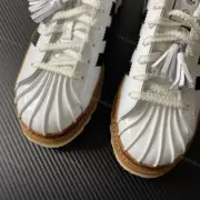 【預售】CLOT x AD originals Superstar 聯名 貝殼頭 牛皮 鋸齒鞋 休閒鞋板鞋 復古 IH3132：圖片 14