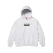 SUP 23FW Boxlogo Hoodie 經典bogo 灰色迷彩 帽T帽踢連帽衛衣 nigo同款：圖片 2