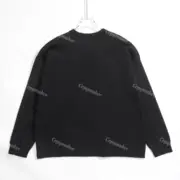 LOWE 23SS 素色口袋刺繡 圓領毛衣衛衣大學T長袖 針織：圖片 15