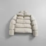 Moncler x Rick Owens 蒙口RO聯名 素色織帶 鵝絨羽絨外套夾克：圖片 11