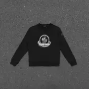 【預售】【2026新年福利】Moncler 25FW 蒙口 發泡印花重影印花 圓領衛衣大學T長袖：圖片 4