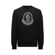 【預售】【2026新年福利】Moncler 25FW 蒙口 發泡印花重影印花 圓領衛衣大學T長袖：圖片 3