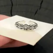 【預售】Chrome Hearts 滿鑽十字花 白銅/純銀 戒指 克羅心：圖片 2