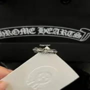【預售】Chrome Hearts 滿鑽十字花 白銅/純銀 戒指 克羅心：圖片 3