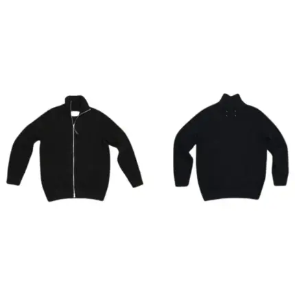 Maison Margiela 22FW 馬吉拉 拉鍊高領羊毛外套夾克 針織衫 MM6