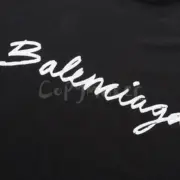 巴黎 BLC 22FW Script Logo T-shirt 草寫書寫體字母 短袖T恤：圖片 6