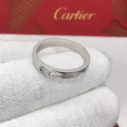 CARTER 卡家 C DE 書寫體 莫桑鑽 戒指 尾戒 經典款：圖片 4
