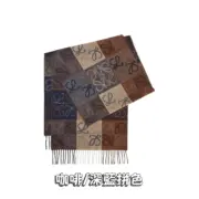 LOWE Anagram 拼接拼色 經典款 純羊毛 圍巾 披肩 三色：圖片 5