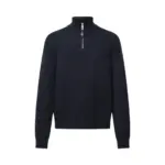 【現貨】1V 25FW 棋盤格 羊毛針織半拉鏈立領polo衫長袖毛衣T恤衛衣