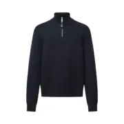 【現貨】1V 25FW 棋盤格 羊毛針織半拉鏈立領polo衫長袖毛衣T恤衛衣