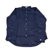 D1OR 22FW Oblique 滿版logo 滿印 牛仔襯衫 夾克 外套 海軍藍：圖片 7