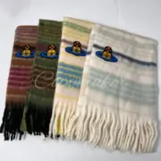 【預售】Viv1enne Westwood 23FW 經典款 漸層拼色 土星星球刺繡 羊毛混紡 圍巾 披肩：圖片 15