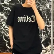 【現貨】【全套包裝】CELIN 24FW 哥德字母 刺繡logo 素色 短袖T恤：圖片 2