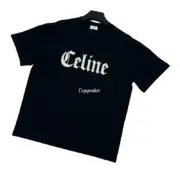 【現貨】【全套包裝】CELIN 24FW 哥德字母 刺繡logo 素色 短袖T恤：圖片 6