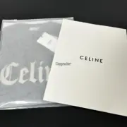 【現貨】【全套包裝】CELIN 24FW 哥德字母 刺繡logo 素色 短袖T恤：圖片 17