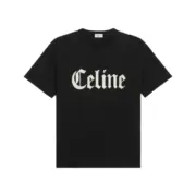 【現貨】【全套包裝】CELIN 24FW 哥德字母 刺繡logo 素色 短袖T恤
