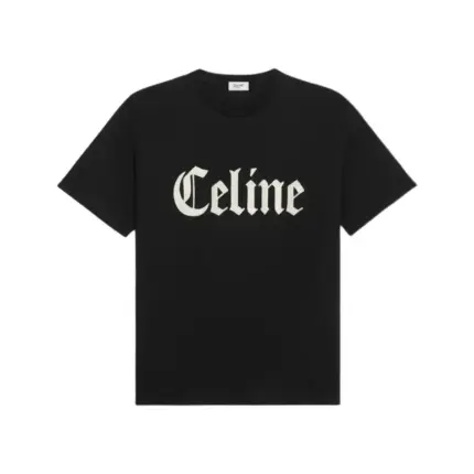 【現貨】【全套包裝】CELIN 24FW 哥德字母 刺繡logo 素色 短袖T恤