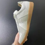 【預售】【雙11新品】Maison Margiela 馬吉拉 Calfskin Replica 德訓鞋板鞋休閒鞋 黑/白：圖片 9