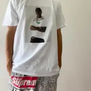 【預售】Sup 24FW Tyler The Creator Tee 人物肖像印花照片 短袖T恤 黑/白：圖片 4