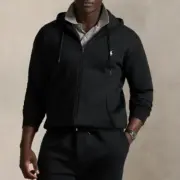 【預售】【福利回饋】Ra1ph Lauren Polo 小馬刺繡 空氣棉 連帽外套夾克 黑色 cleanfit：圖片 2