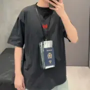 【預售】巴黎 BLC 25SS 麥穗刺繡logo 簡約素色 短袖T恤 黑色/藍色：圖片 6