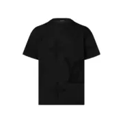 【預售】1V 24FW 黑魂 提花大logo 簡約素色 短袖 T恤 毛衣短袖針織：圖片 2