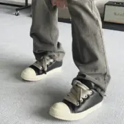 【預售】Rick Owens 23FW LUXOR系列 胖丁麵包鞋 小羊皮 板鞋 休閒鞋 RO：圖片 4