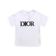 D1OR 22SS 植絨刷毛印花logo CD 短袖 T恤：圖片 3