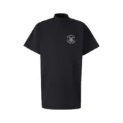 【現貨】巴黎 BLC 25SS 鑰匙徽章 蠟染水洗 短袖T恤 黑色：圖片 3