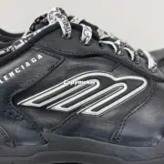 【預售】巴黎 BLC 25SS Hamptons Worn-Out 18代 時尚復古 老爹鞋休閒鞋 黑色：圖片 6