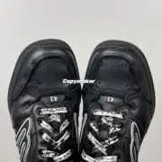 【預售】巴黎 BLC 25SS Hamptons Worn-Out 18代 時尚復古 老爹鞋休閒鞋 黑色：圖片 11