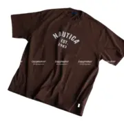 23SS NAUTICA Felt Pach Arch Logo 長谷川監制 刺繡重磅 短袖T恤：圖片 11