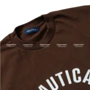 23SS NAUTICA Felt Pach Arch Logo 長谷川監制 刺繡重磅 短袖T恤：圖片 12