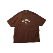 23SS NAUTICA Felt Pach Arch Logo 長谷川監制 刺繡重磅 短袖T恤：圖片 6