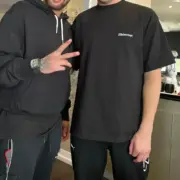 【現貨】巴黎 BLC 21SS 素色 雙B刺繡 logo字母 BB 短袖T恤 黑色：圖片 4