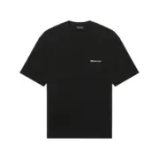 【現貨】巴黎 BLC 21SS 素色 雙B刺繡 logo字母 BB 短袖T恤 黑色：圖片 2