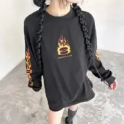 【現貨】【福利回饋】巴黎 BLC 24SS BURNING UNITY T-SHIRT 雙環火焰 長袖T恤：圖片 7