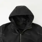 PRA 23FW Re-Nylon 再生尼龍 三角標鎖扣口袋 連帽棉服夾克外套：圖片 6