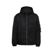 PRA 23FW Re-Nylon 再生尼龍 三角標鎖扣口袋 連帽棉服夾克外套：圖片 2