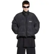 巴黎 BLC 23FW Political Campaign 可樂 波浪 經典 棉服外套夾克：圖片 5