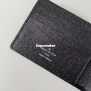 【預售】1V x Sup 聯名 Slender Wallet 壓紋Logo 黑色 皮夾短夾錢包：圖片 11