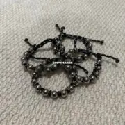 【現貨】【福利回饋】 巴黎 BLC 24FW Malibu 銀色刻印串珠手鍊手環 刻字拼色 黃銅：圖片 4