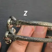 【現貨】【過驗】Viv1enne Westwood ALBANE BRACELET 蛇年限定 黃銅靈蛇手鍊手環：圖片 9