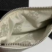 【現貨】【福利回饋】Chrome Hearts 十字架寶劍匕首 頭層牛皮零錢包小包 黑色/白色 克羅心：圖片 7