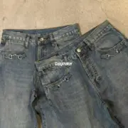 【預售】【過驗】GUC 26SS Horsebit detail 馬蹄扣水洗丹寧牛仔褲長褲工裝褲 直筒微喇 水洗藍：圖片 4