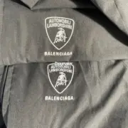 【預售】巴黎 BLC 25FW x Lamborghini 聯名 車標刺繡logo 衝鋒衣夾克外套風衣：圖片 4