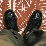 【預售】【雙11新品】CLOT x AD originals Superstar 聯名 貝殼頭牛皮皮鞋休閒鞋板鞋 復古 黑色：圖片 4