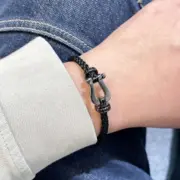 FRED 22SS FORCE10  馬蹄扣 手鍊手環 尼龍繩 鈦鋼手環：圖片 6